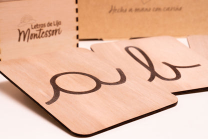 Letras de Lija Montessori